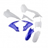 Комплект пластика для питбайка (тип BSE PH10) белый/синий