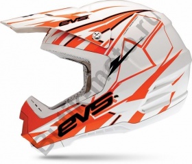 Внедорожный шлем EVS T5 Bolt Orange - White M