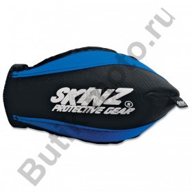 Защита рук снегохода на руль, мягкая Skinz HGP100-BK-BL