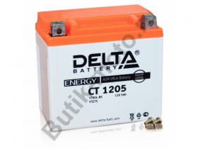 Гелевый аккумулятор Delta CT 1205 12V/5Ah (YTX5L-BS, YTZ7S, YT5L-BS)