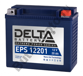 Гелевый аккумулятор Delta EPS 12201 12V20Ah /YTX20L-BS/YTX20HL-BS/YB16L-B/YB18L-A
