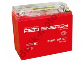 Гелевый аккумулятор Red Energy RE 12-10 12V/10Ah (YB9A-A, YB9-B, 12N9-4B-1)